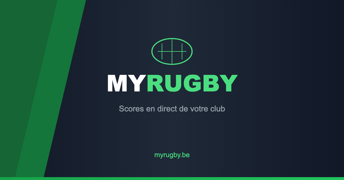 MyRugby.be - Live scores for your club